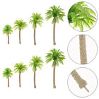 12 Pcs Sand Table Coconut Tree Simulation Architecture Trees Model