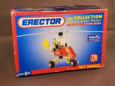 De colección 1994 Erector And Meccano The Collection #2105 helicóptero móvil cielo  Foto 1 de 4
