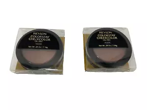 2 PACK Revlon Colorstay Cheekcolor Oil-Free Blush NUDE Shade .28oz Each x2 NEW - Picture 1 of 7