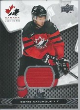 2018-19 Upper Deck UD Team Canada Juniors BORIS KATCHOUK #12 Jersey 