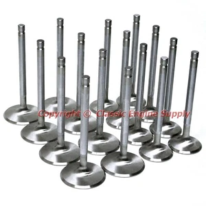 New Stainless Steel Valve Set 1.94" Intake & 1.6" Exhaust sb Chevy 400 350 327 - Bild 1 von 3