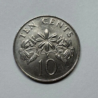 Singapur 1986 10 centavos - Hermosa moneda - #B-038 Foto 1 de 2
