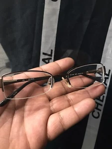 GUESS GU1482 Eyeglasses Frame Half Rimless 50-19-135 Brown - Picture 1 of 12