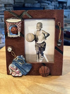 3D Sports Theme 4 x 3 Picture Frame Team Basketball Themed - Picture 1 of 10