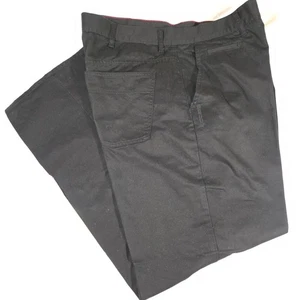 Vtg Sean John Black Flat Front Straight Leg Mens Chino Khaki Pants Size 42 - Picture 1 of 6