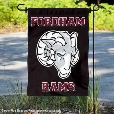 Bandera de jardín negra Fordham Rams y pancarta de patio Foto 1 de 4