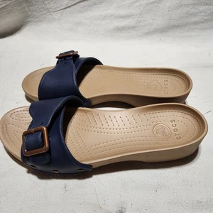 Sandalias Crocs Sarah para mujer talla 11 azules - Imagen 1 de 12
