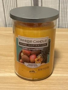 Yankee Candle Home Inspiration Island Mango Coconut jar candle 19 oz New - Picture 1 of 3