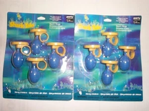 VTG Shark Tale Party Express Favors 2004 Squirt Rings  two  4 packs NiP New  - Picture 1 of 3