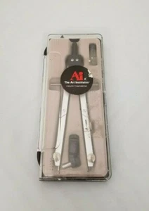 Art Institutes Metal Bow Drafting and Drawing Adjustable Leg Compass - Picture 1 of 3