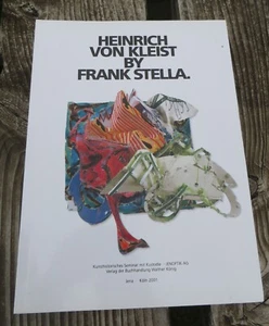 Heinrich Von Kleist by Frank Stella Paperback - Art Book - Picture 1 of 6
