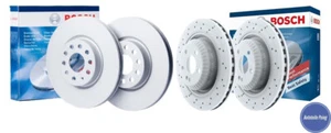 Bosch Brake Disc Set Front & Rear Mercedes Benz S320 S350 V222 W222 X222 - Picture 1 of 5
