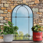 Window Style Arched Wall Hanging Mirror Glass Panel Vintage Hallway Home 60X100