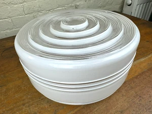 Tono de luz de cocina Art Deco C.1935 para accesorio de montaje al ras tamaño de instalador de diapositivas de 10 - Imagen 1 de 11