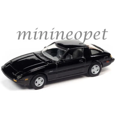 JOHNNY LIGHTNING JLCG027 JLSP191 A 1981 MAZDA RX-7 1/64 DIECAST NEGRO BRILLANTE Foto 1 de 2