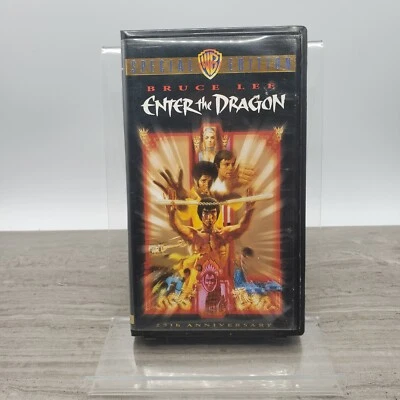 Enter The Dragon VHS 1973 Bruce Lee 25th Anniversary Special Edition Clam Shell Foto 1 de 4