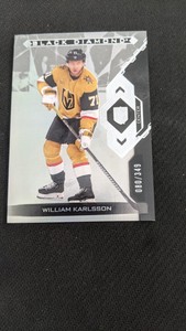 2022-23 UD BLACK DIAMOND WILLIAM KARLSSON BDB-WK #ed 80/349 BASE