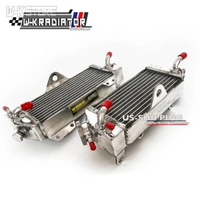 Radiador de aluminio completo apto 1990 1991 1992 1993 Kawasaki KX250 KX 250 2 tiempos Foto 1 de 4