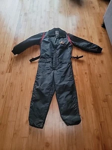 Chaqueta Traje Moto de Nieve Rupp Vintage Negra y Roja Talla M/L Años 60/70 - Imagen 1 de 15