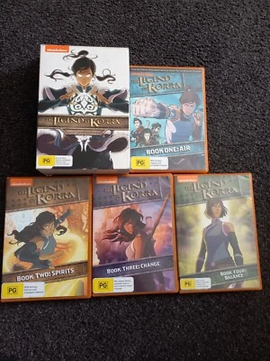 The Legend of Korra : Book 1-4 | Box-Set (DVD, 2015) R4 Nickelodeon  - image 1 of 3