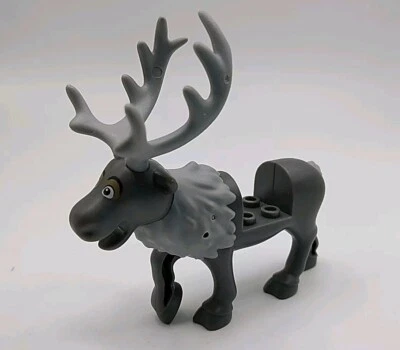 Lego Animal Reno Sven Gris Azulado Oscuro Astas Amigos Princesa Congelada Foto 1 de 4