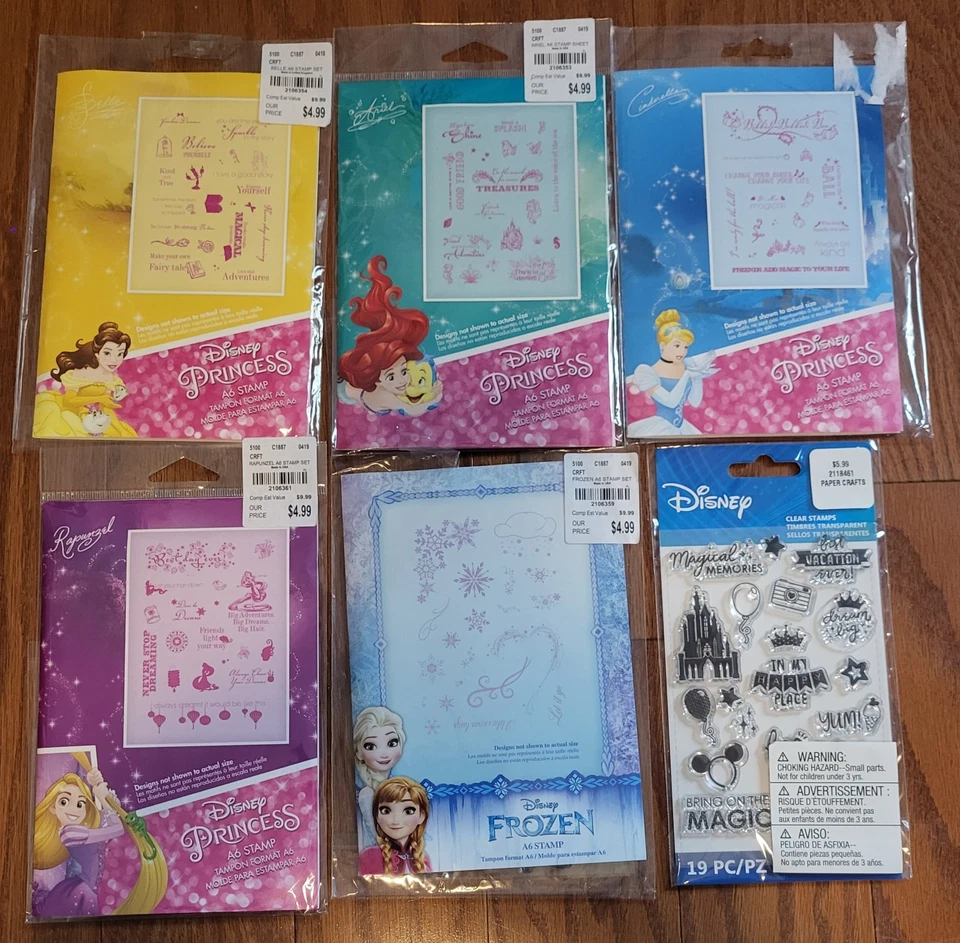 Disney Cinderella A6 Stamp Set by Character World