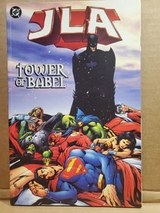JLA Tower Of Babel TPB Graphic Novel Comic Book Justice League Batman 5 J300 - Picture 1 of 3