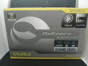 Nvidia GeForce 8400GS 512MB SFPX84 SX84GS512D2LDPP Sparkle VGA DVI PCIe HDCP - Picture 1 of 11