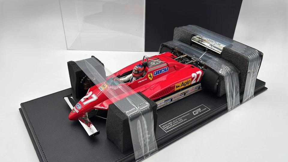  GP1210GWD GP Replicas Ferrari 126 C2 Villeneuve Belgian GP Zolder 1982 1/1 - Immagine 1 di 4
