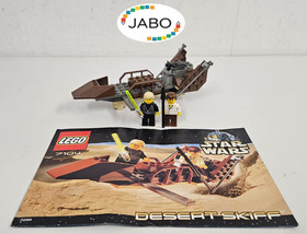 (J13) Lego Star Wars 7104 Desert Skiff 2000 with BA 100% Complete