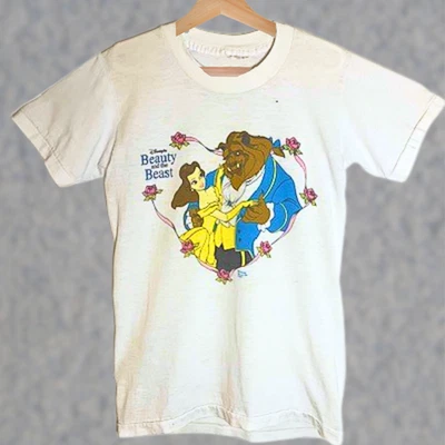 CAMISETA RARA De Colección Disney La Bella y la Bestia Niñas Bella 7 8 M ¡Leer Anuncio! Foto 1 de 4