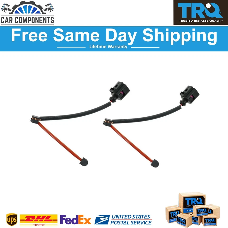 New Rear Brake Pad Wear Sensor Pair Set For 2004-2010 Audi Q7 Porsche Cayenne - Image 1 of 4
