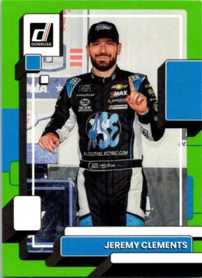 2023 Donruss #92 Jeremy Clements Lime Green - Image 1 of 2