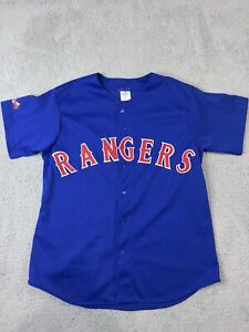 Vintage Majestic Authentic Texas Rangers Baseball Mesh Jersey Mens XL USA Made