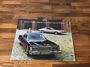 Folleto publicitario vintage 1976 Mercury Marquis, Cougar XR-7, Montego Car - Imagen 1 de 6