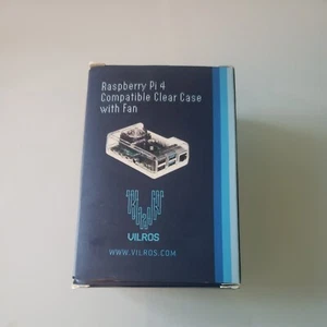 Vilros Raspberry Pi 4 Compatible Case with Built in Fan Clear Transparent - Picture 1 of 3