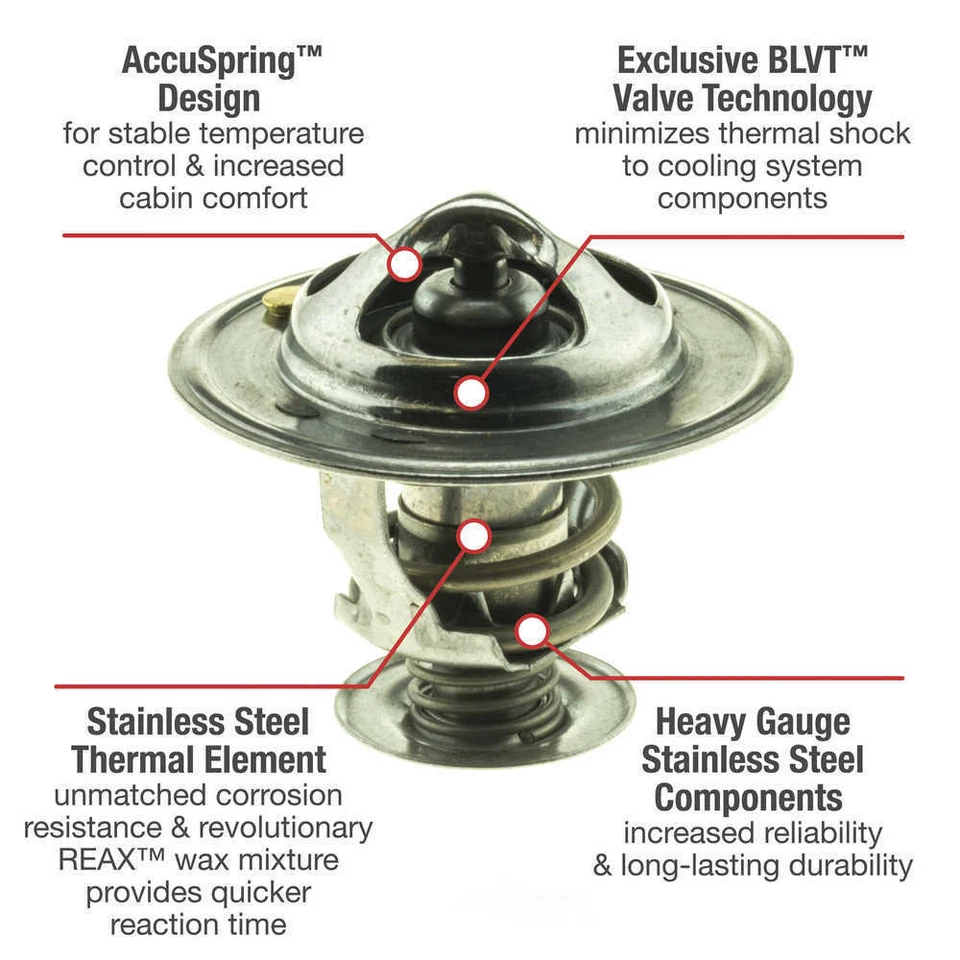 Termostato de refrigerante del motor para Toyota Tacoma Prius Yaris 1991-2016 MOTORAD Foto 1 de 1