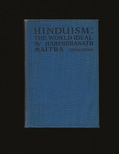 Hinduism: The World-Ideal (Signed) by Harendranath Maitra (1922) - Picture 1 of 4
