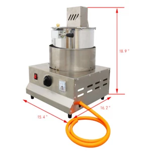 Brand New Spherical Gas Popcorn Machine Single Pot Powered Popcorner USA Stock - Picture 1 of 10