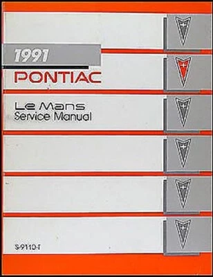 Manuale Di Riparazione Pontiac LeMans 1991 91 Le Mans LE VL - Immagine 1 di 2