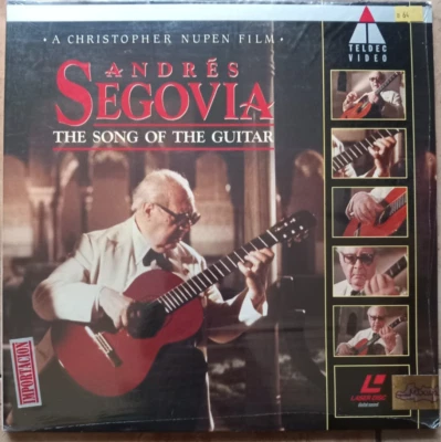 ANDRES SEGOVIA - THE SONGS OF THE GUITAR - 1990 US LASERDISC, STILL SEALED - Image 1 of 2