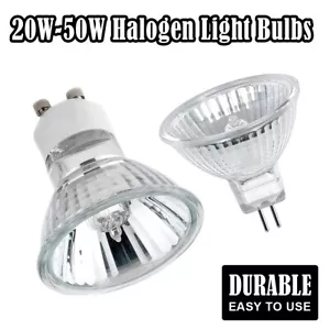 Halogen Spotlight Bulb Gu10 Mr16 Gu5.3 2pins Glass Housing 20w-50w 110v 220v 12v - Picture 1 of 12