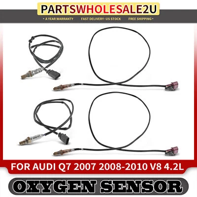 4x Upstream & Downstream O2 Oxygen Sensor for Audi Q7 2007 2008 2009 2010 4.2L - Image 1 of 4