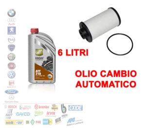 KIT FILTRO CAMBIO AUTOMATICO 02E DSG VW GOLF 5 R32 TIGUAN AUDI A3+OLIO 6L K5049 - Foto 1 di 1