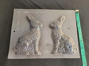 Easter Rabbit Bunny Peter Cottontail Flower Clover Classic Chocolate Candy Mold - Picture 1 of 4