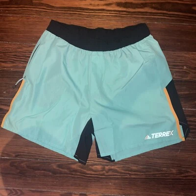 Pantalones cortos de trail running Adidas Terrex Primeblue para mujer Foto 1 de 4