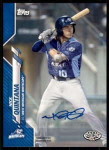 2020 Pro Debut Base Auto Blue #PD-74 Nick Quintana /150