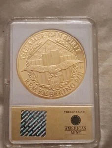 24k Gold Layered Remembering 9/11 Archival Anniversary Edition - Picture 1 of 2