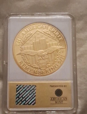 24k Gold Layered Remembering 9/11 Archival Anniversary Edition - Image 1 of 2