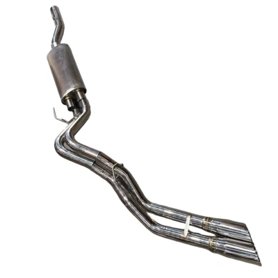 Stainless Dual 3" CatBack Exhaust Muffler System 15-22 Ford F150 5.0L V8 Truck - Image 1 of 4